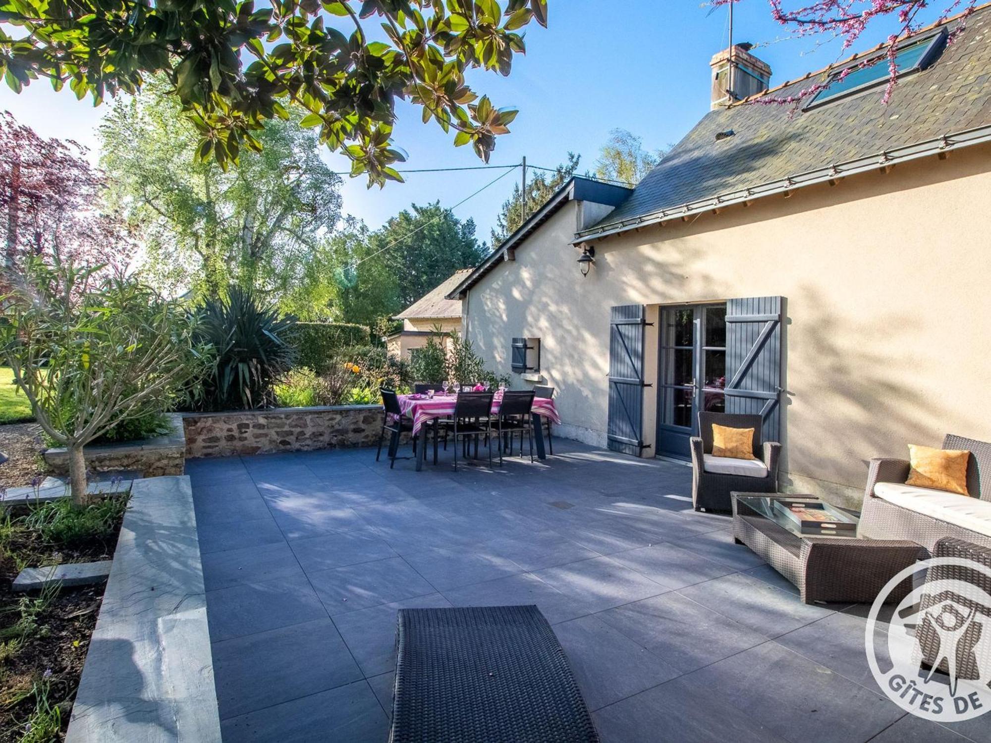 Gite Charmant Avec Jardin, Proche Activites Nautiques - Fr-1-622-75 Morannes sur Sarthe-Daumeray ภายนอก รูปภาพ
